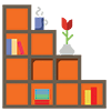 shelves vector